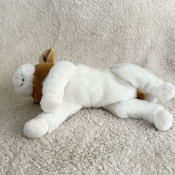 Bunnies By The Bay Cow Calf Plush 12”  Stuffed Animal Toy White Brown Floppy - Picture 5 of 6